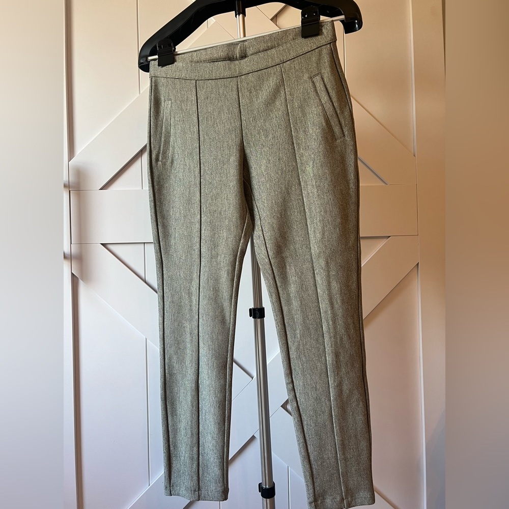 Grey stretch dress pants